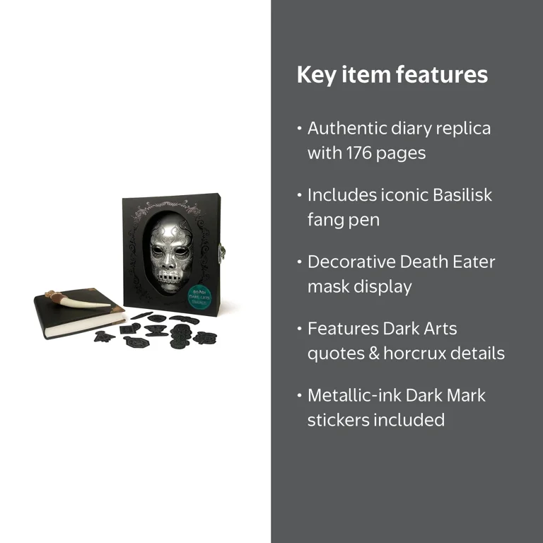 Harry Potter Dark Arts Collectible Set with replica diary, 176