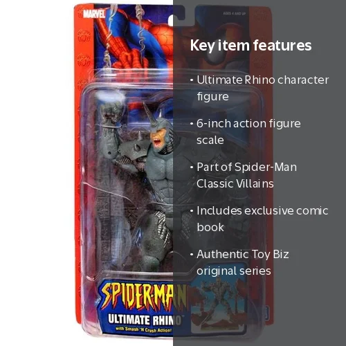 Spider-Man Ultimate Rhino Action Figure - Walmart.com