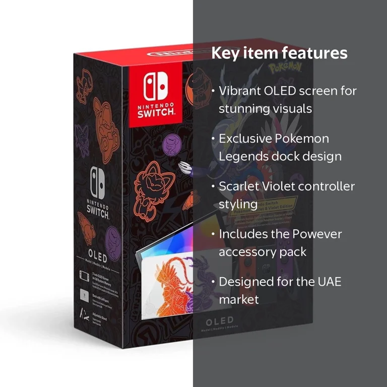 Nintendo, Switch OLED Model Pok√©mon Scarlet and Violet Edition