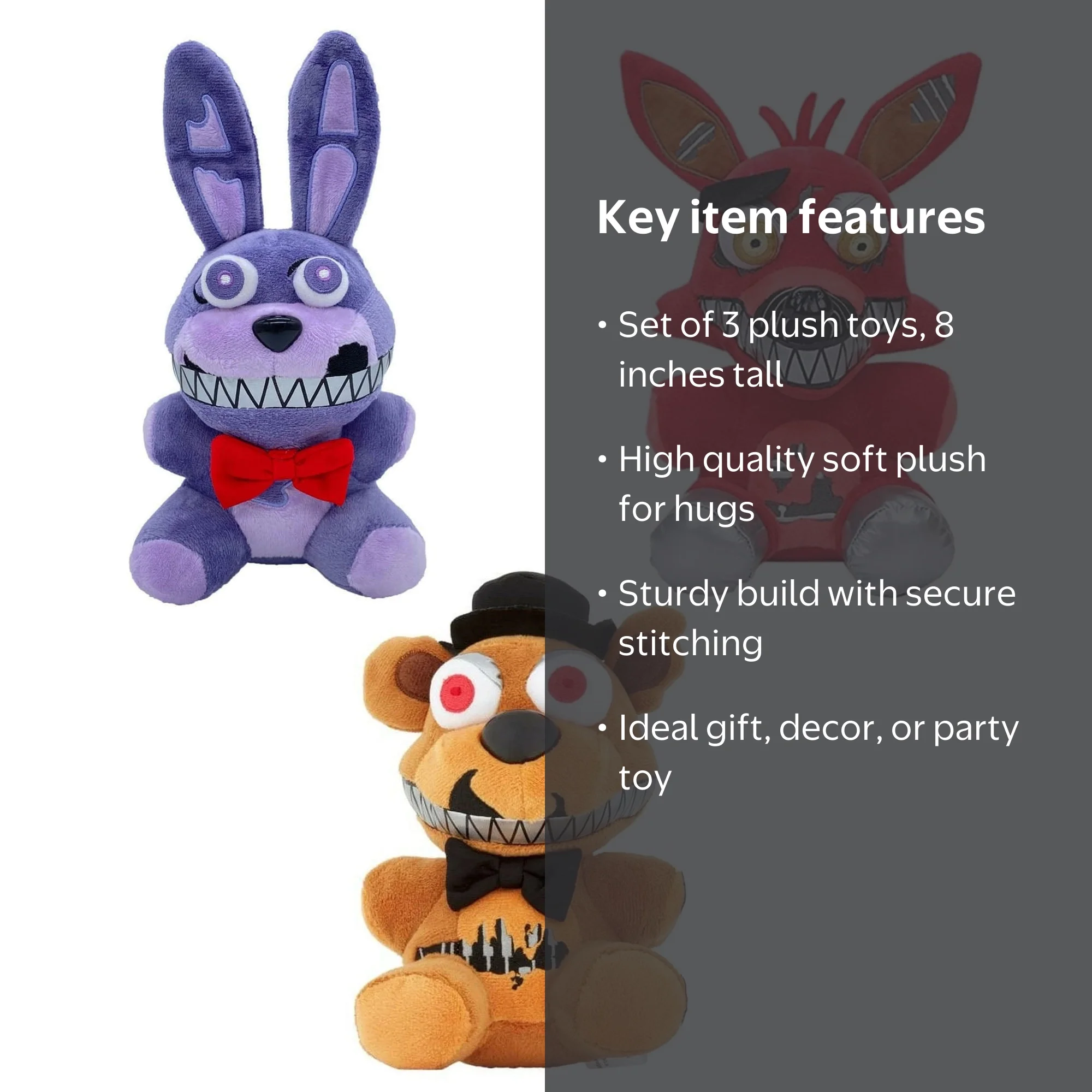 Nightmare Plush Set, 8
