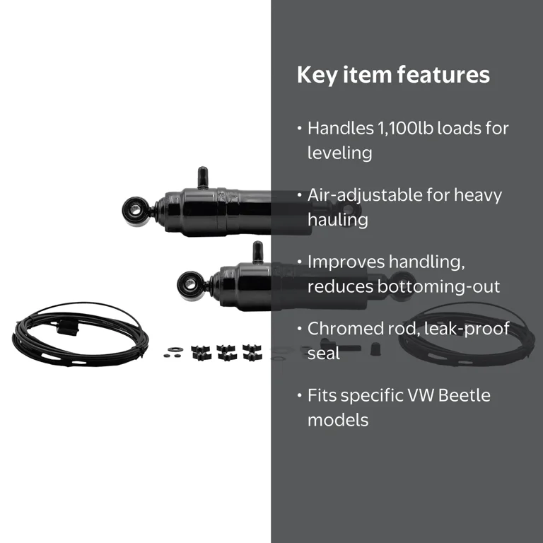 Gabriel 49307 HiJackers Rear Adjustable Air Shock Absorbers for VW