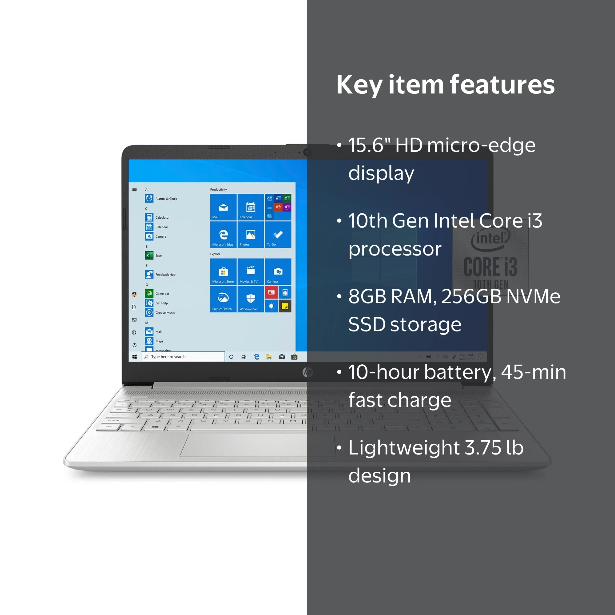 HP 15 Laptop | Office laptops for software - Walmart Business Supplies