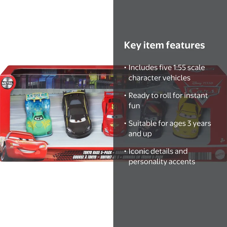 Disney and Pixar Cars 3 Vehicle 5-Packs - Walmart.com