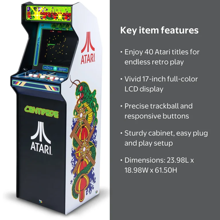 Arcade Classics Atari Centipede Ultra Series Game Machine, 17