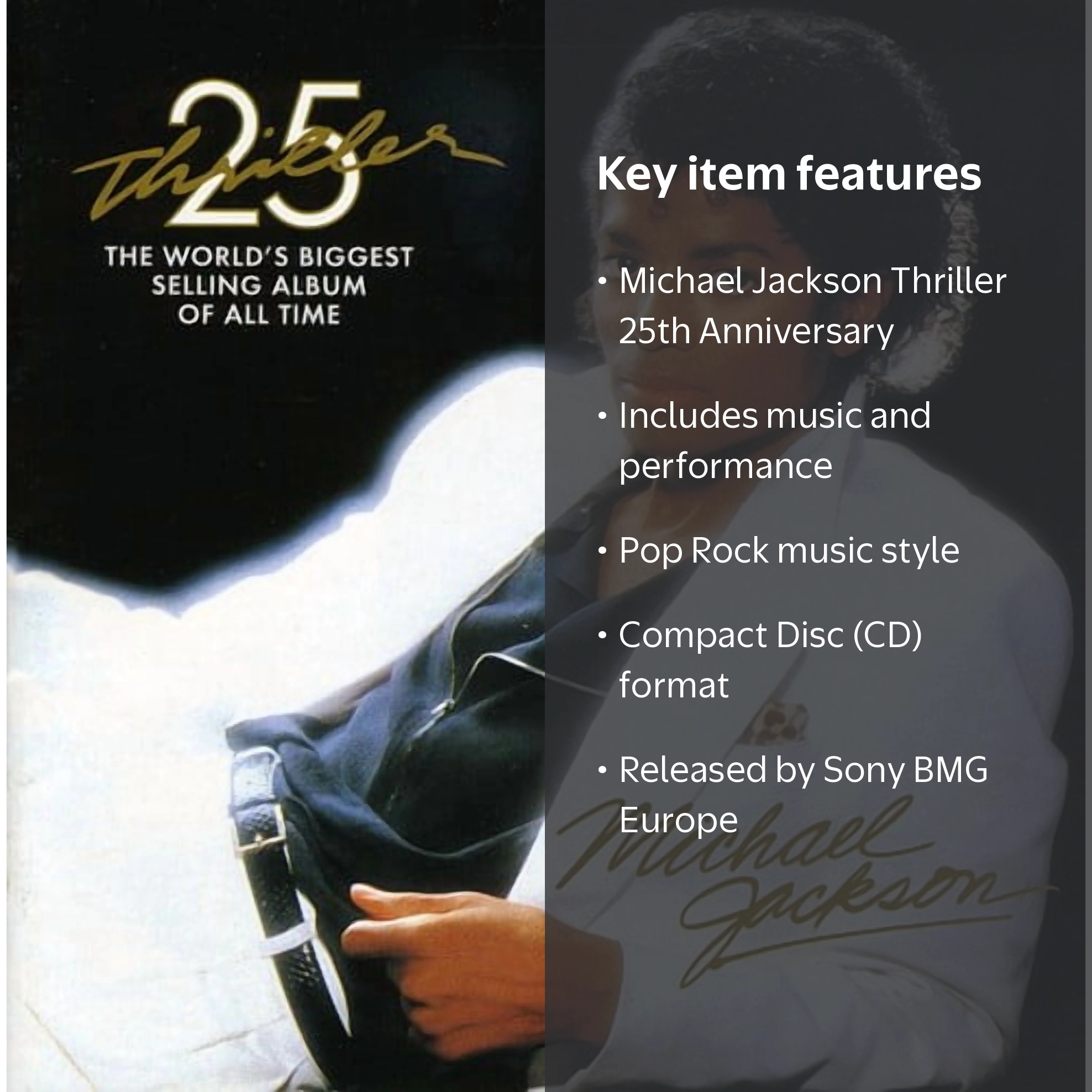 Sony BMG Europe, Michael Jackson - Thriller 25th Anniversary, CD
