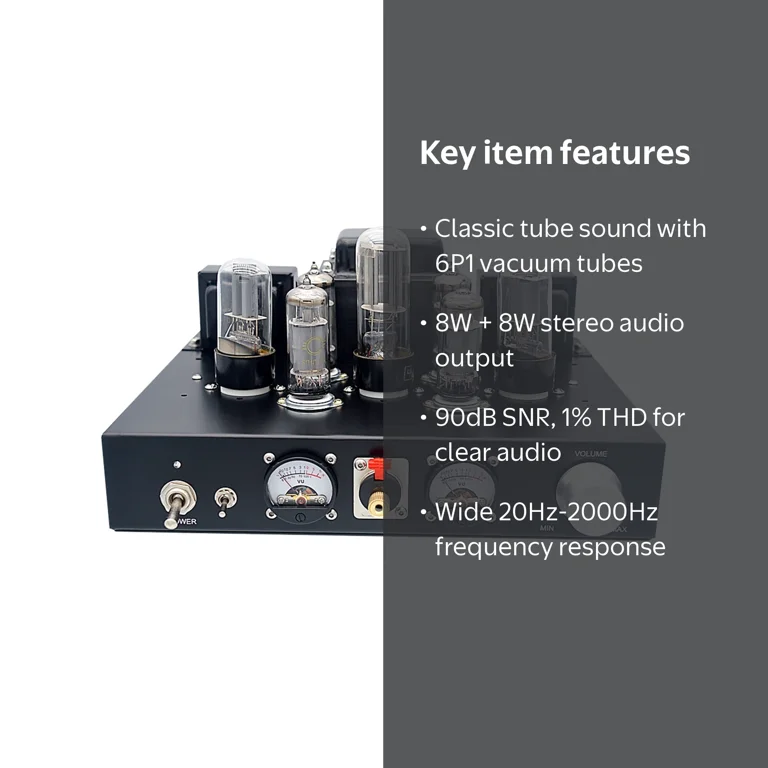 HiFi 6P1 Vacuum Tube Integrated Amplifier Stereo Single-ended