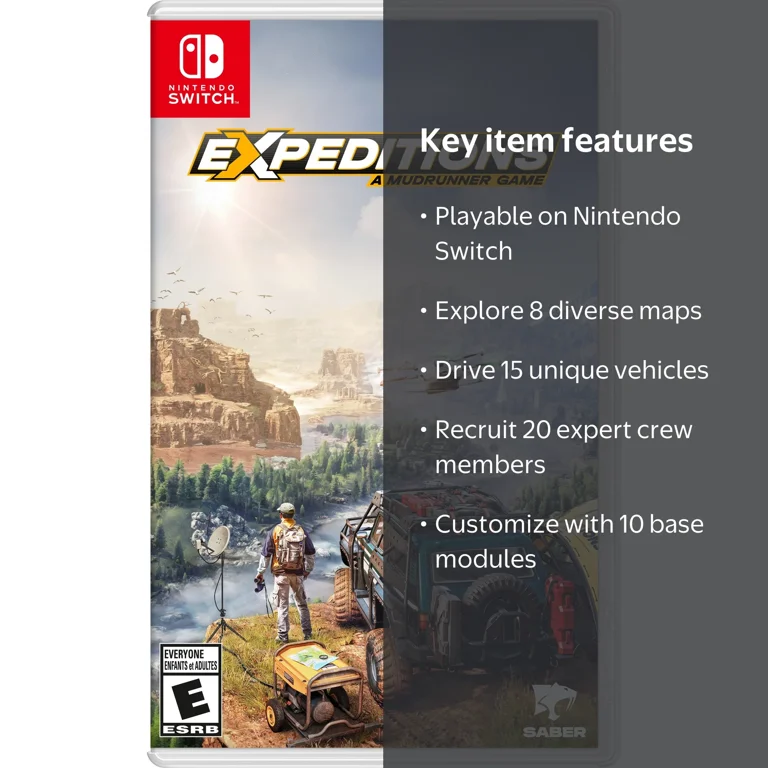 Plaion, Expeditions A Mudrunner Game, Nintendo Switch, Off-Road