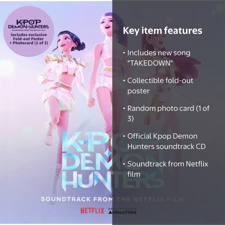 Republic Records, Soundtrack CD, Kpop Demon Hunters, From Netflix