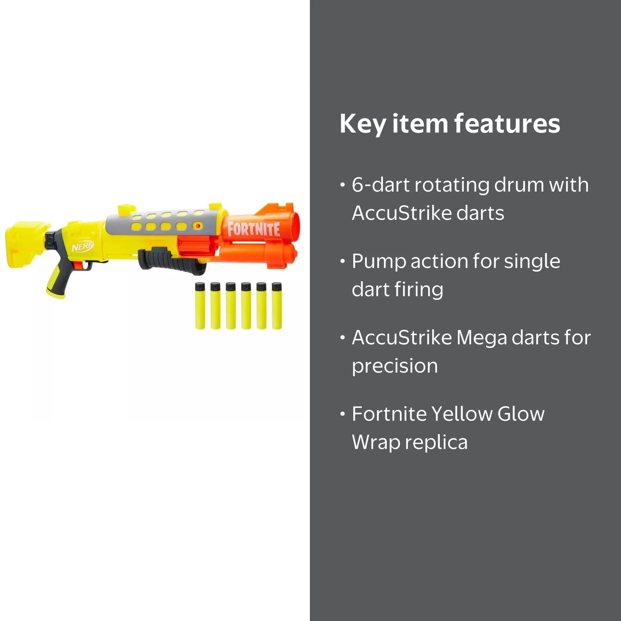 NERF Fortnite Legendary TAC Blaster - Dart Mega Firing - Walmart.com