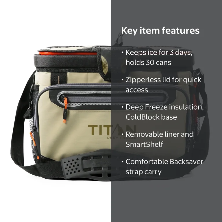 Arctic Zone Titan 30 Can/20 Quart HardBody Ice Cooler - Soft Side
