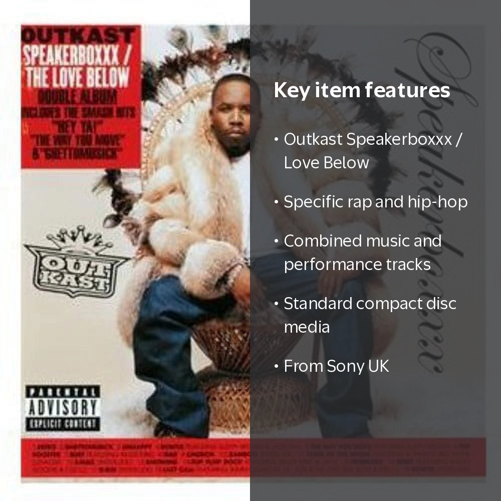 Outkast - Speakerboxxx / Love Below - Music & Performance - CD