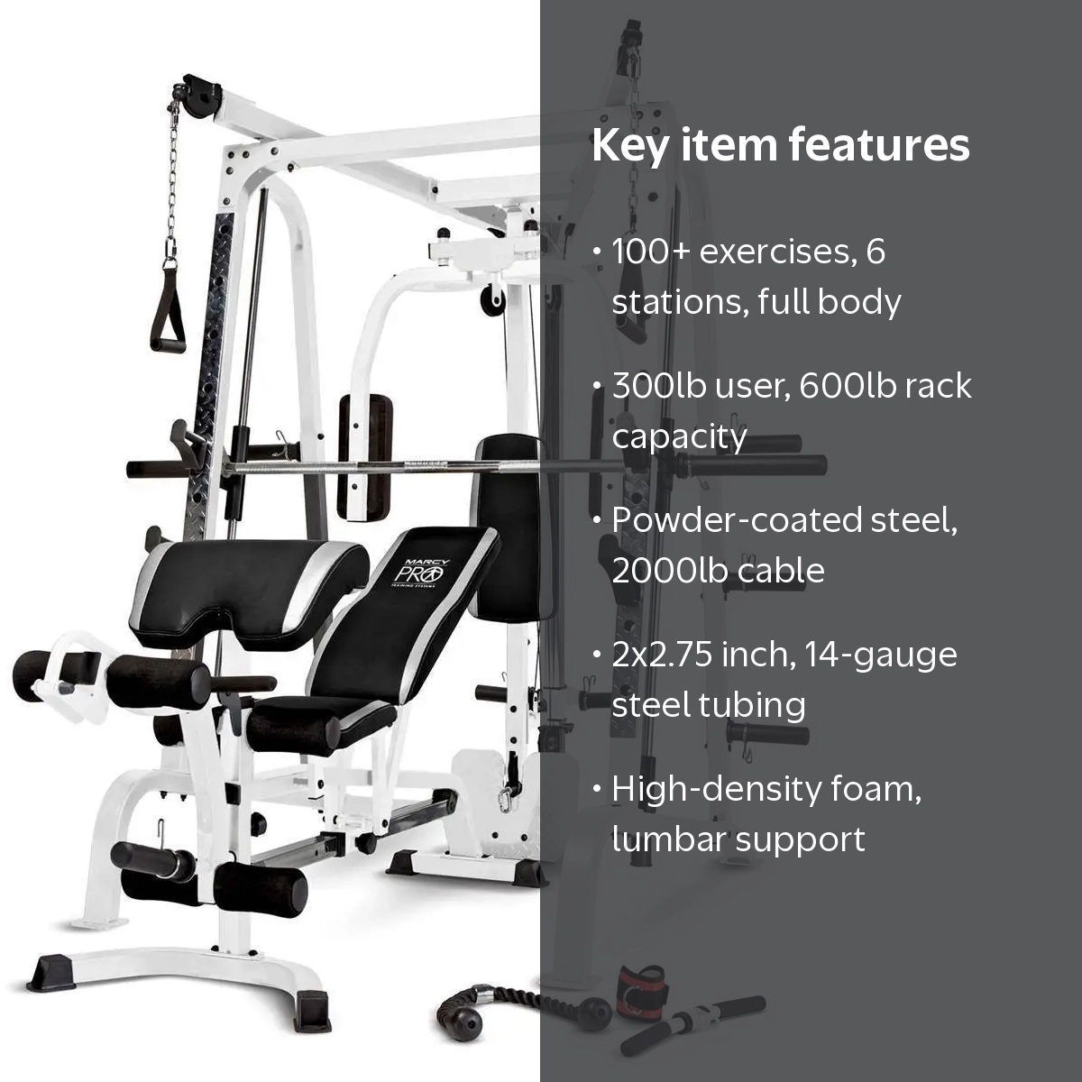 Marcy, Smith Cage Workout Machine, Total Body Training System