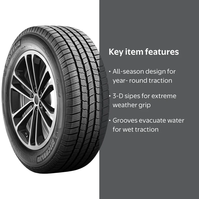 Michelin Defender LTX M/S 215/75R15 100T All-Season Tire for Light
