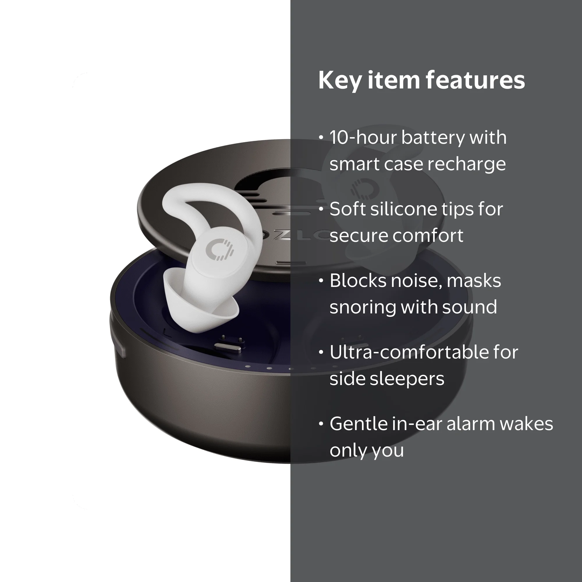 Open Box) Ozlo Sleepbuds - Award-Winning Side Sleeper Approved