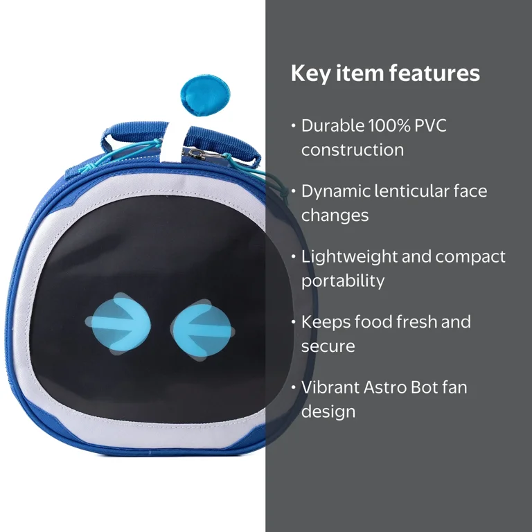 PlayStation Astro Bot​ Lenticular Face Plastic Lunch Box - Walmart.com