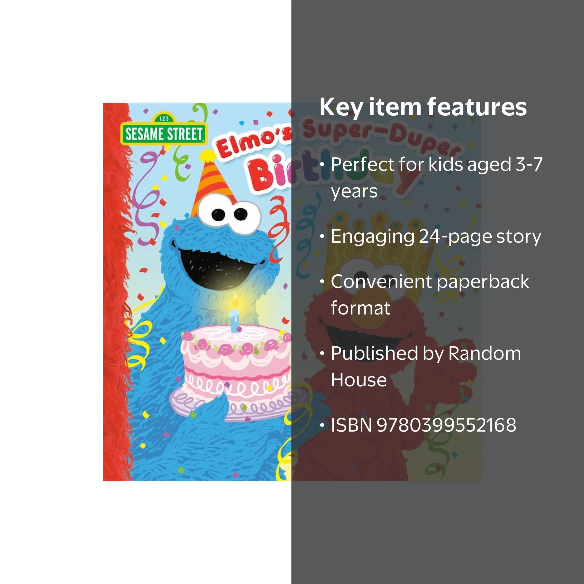 Naomi Kleinberg, Paperback Elmo's Super-Duper Birthday - Walmart.com