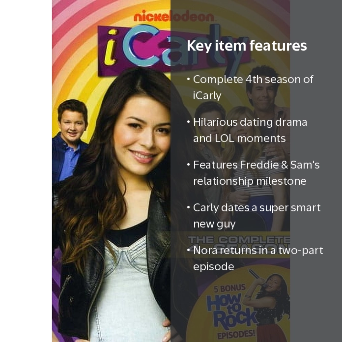 洋画・外国映画 iCarly The Complete 4th Season DVD k2-_987891be-5572-4149-9fe0-