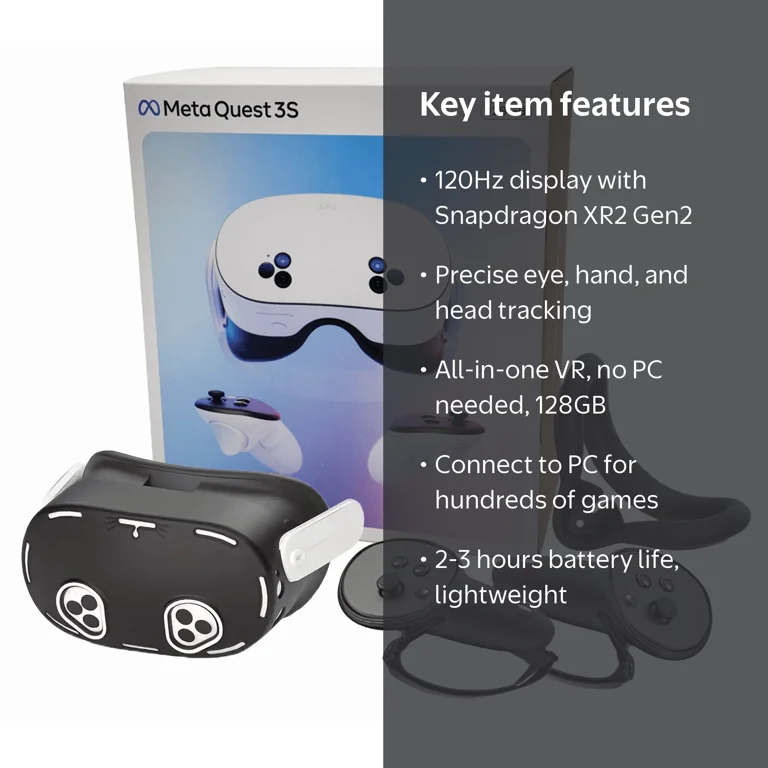 Meta Quest 3S 128GB All-In-One VR Headset for 2025-2026 Holiday
