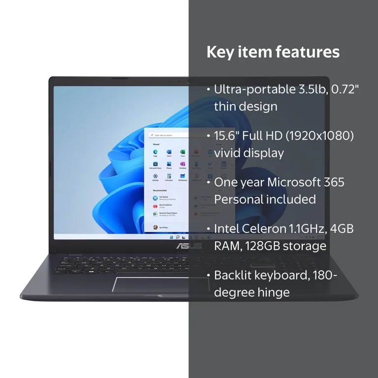 ASUS Thin & Lightweight 15.6