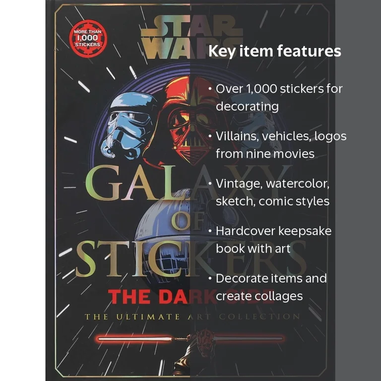 Star Wars Galaxy of Stickers the Dark Side: The Ultimate Art