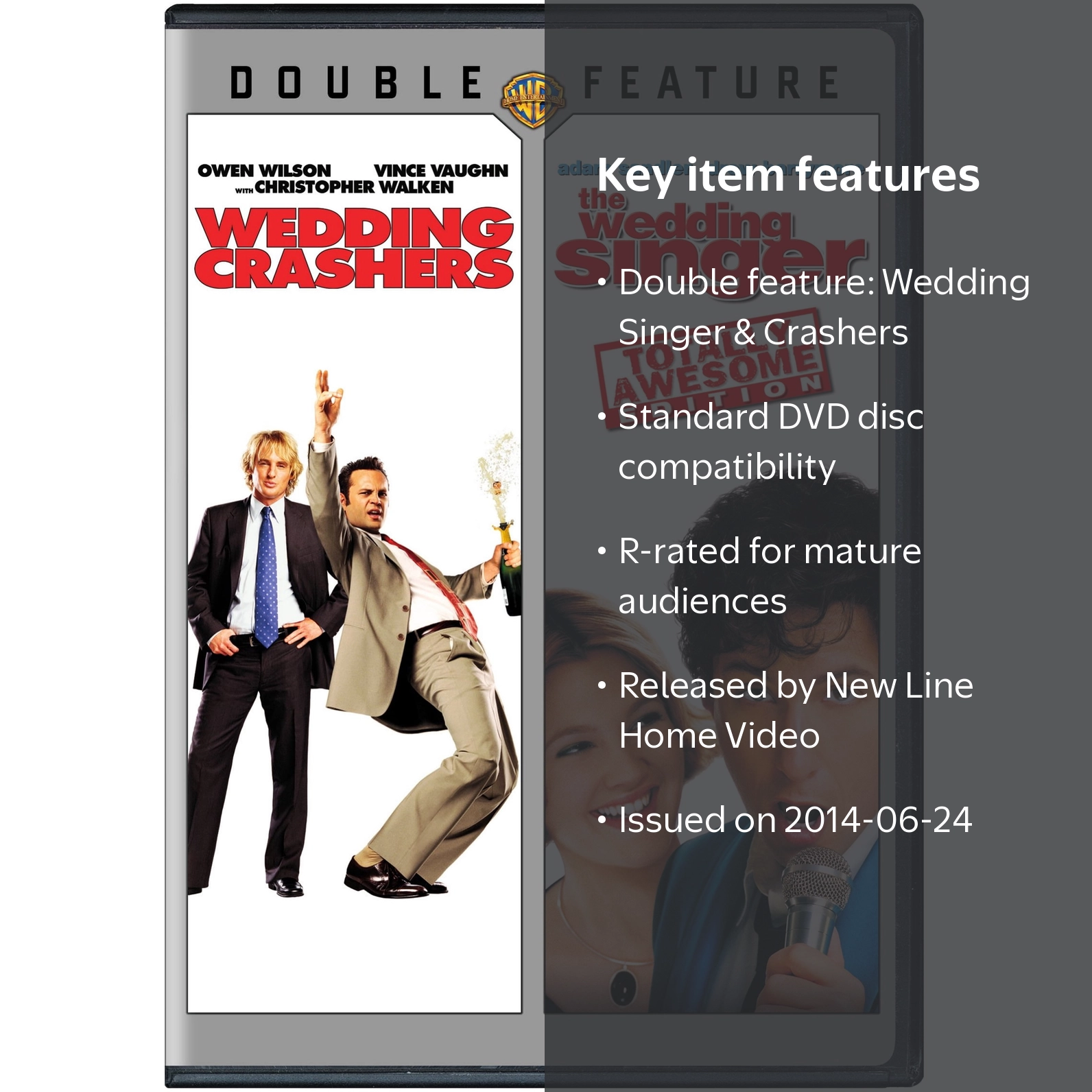 DVD 会報 FLOW  26ers movie 2017-2021セット Wedding Singer, The / Wedding Crashers (Rated)(DBFE) (DVD Double