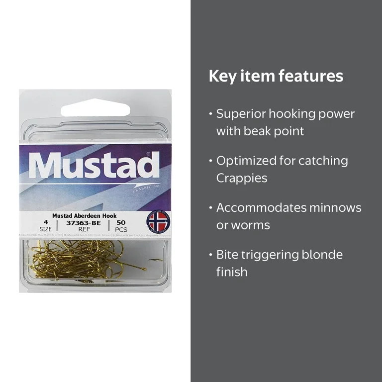 abardeen fishing hooks mustad Aberdeen Hook Ringed-Gold 10 Count Size Molding your own jig heads is a great offseason pastime Mustad 1x Fine Wire Aberdeen