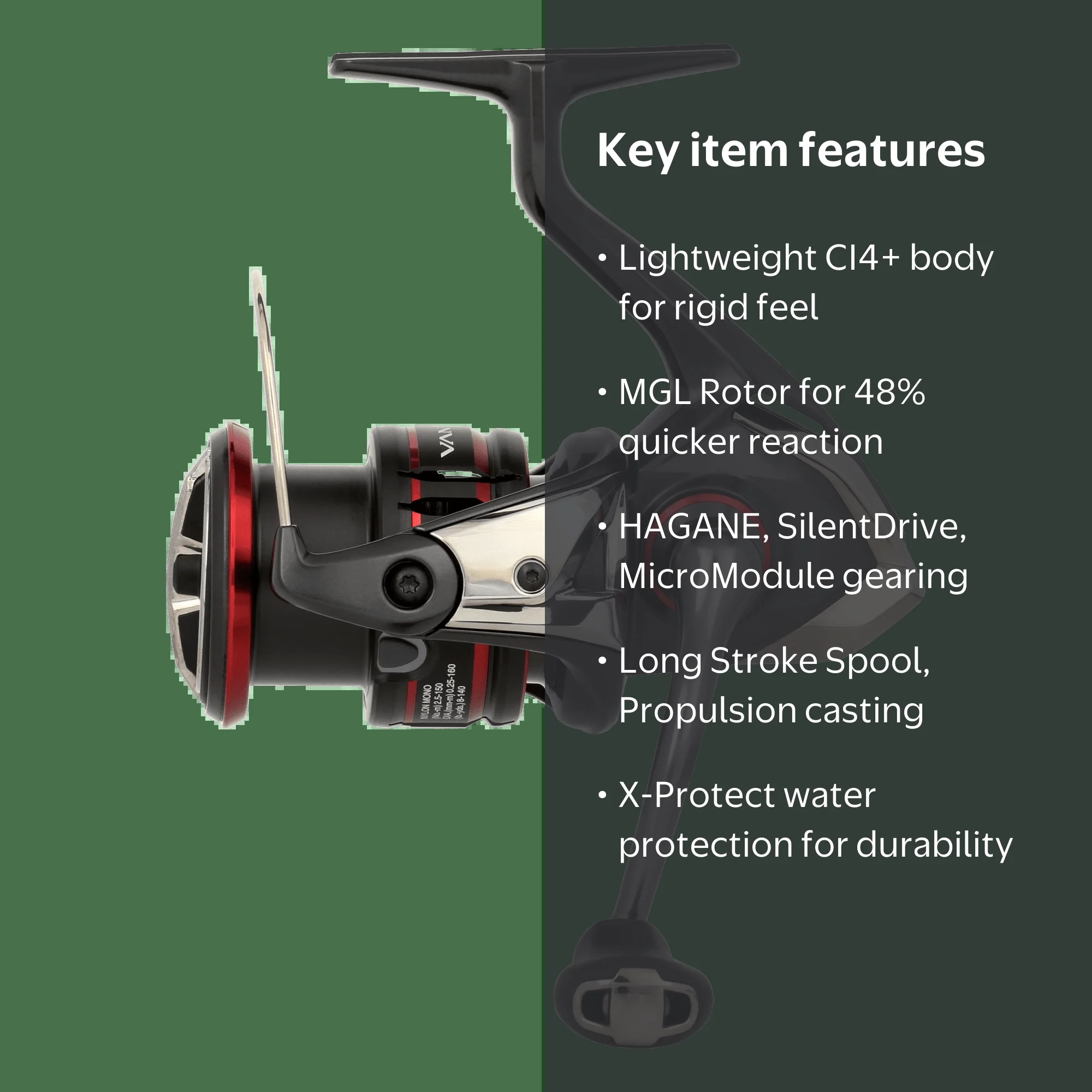 Shimano VANFORD 2500HG F Saltwater Casting Spinning Reel