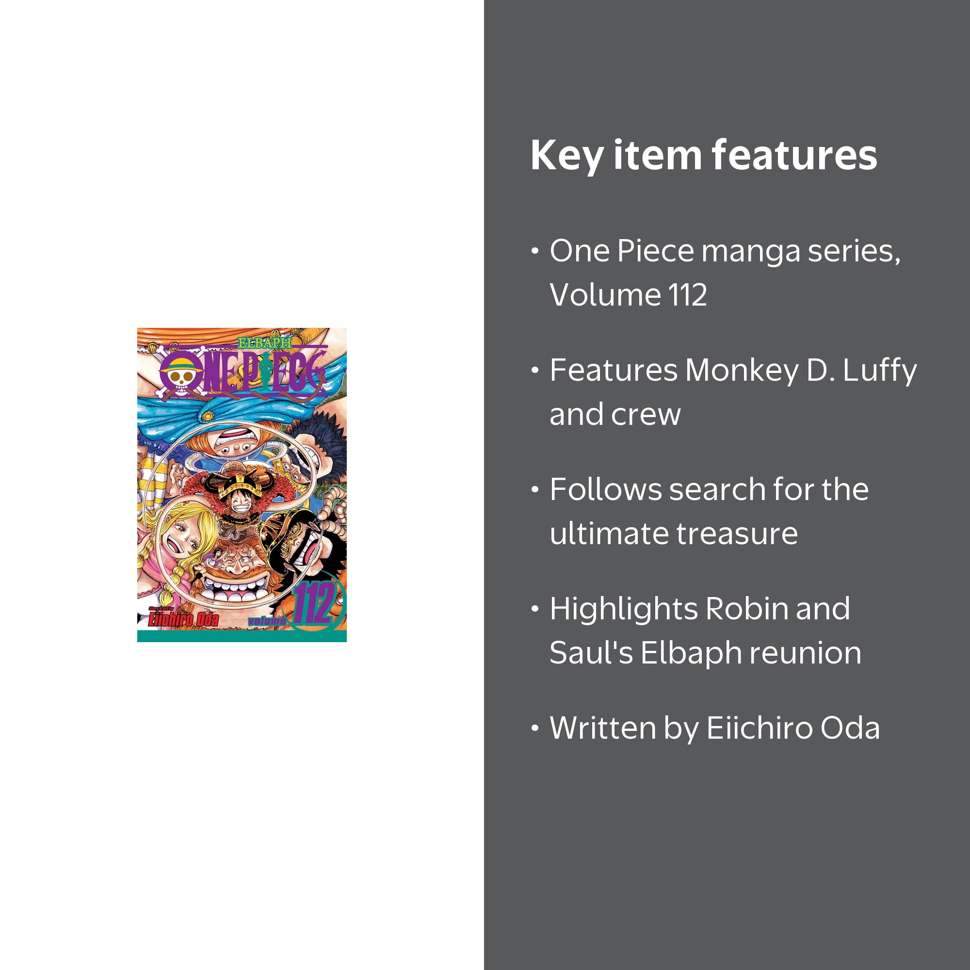 One Piece One Piece, Vol. 112, Book 112 (Paperback) - Walmart.com
