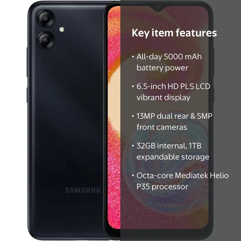 Samsung Galaxy A04E 32GB Dual Sim GSM Unlocked International