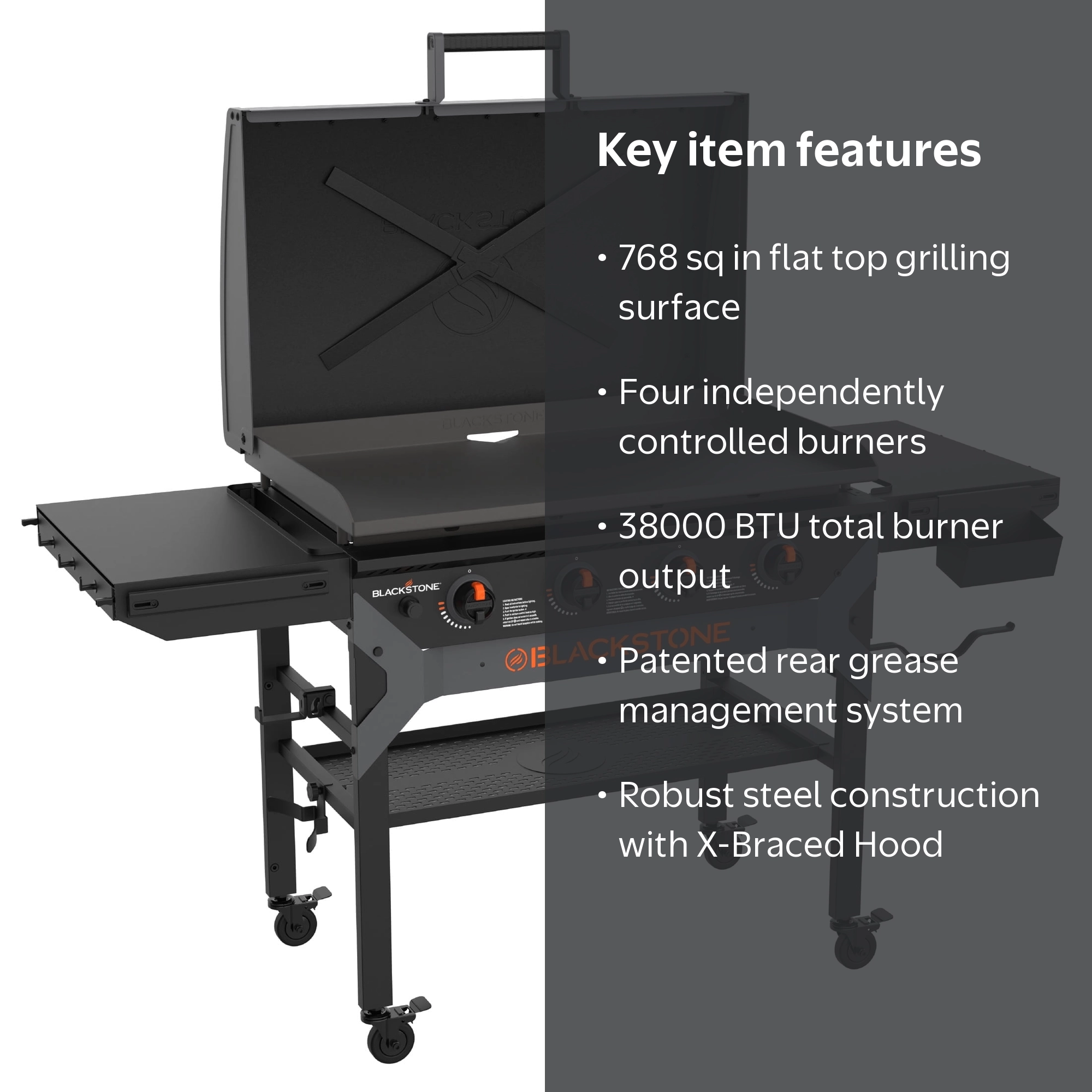 Black Stone Iron Forged 36 Inch Liquid Propane Outdoor Griddle