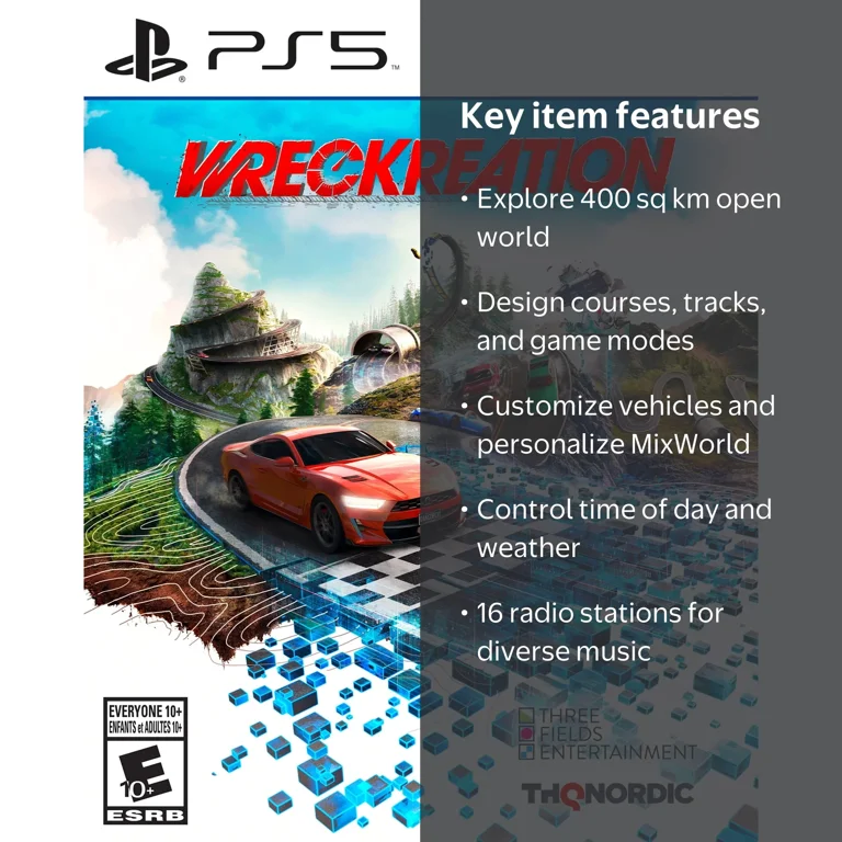 THQ Nordic, Wreckreation, PS5, Open World Arcade Racing Game