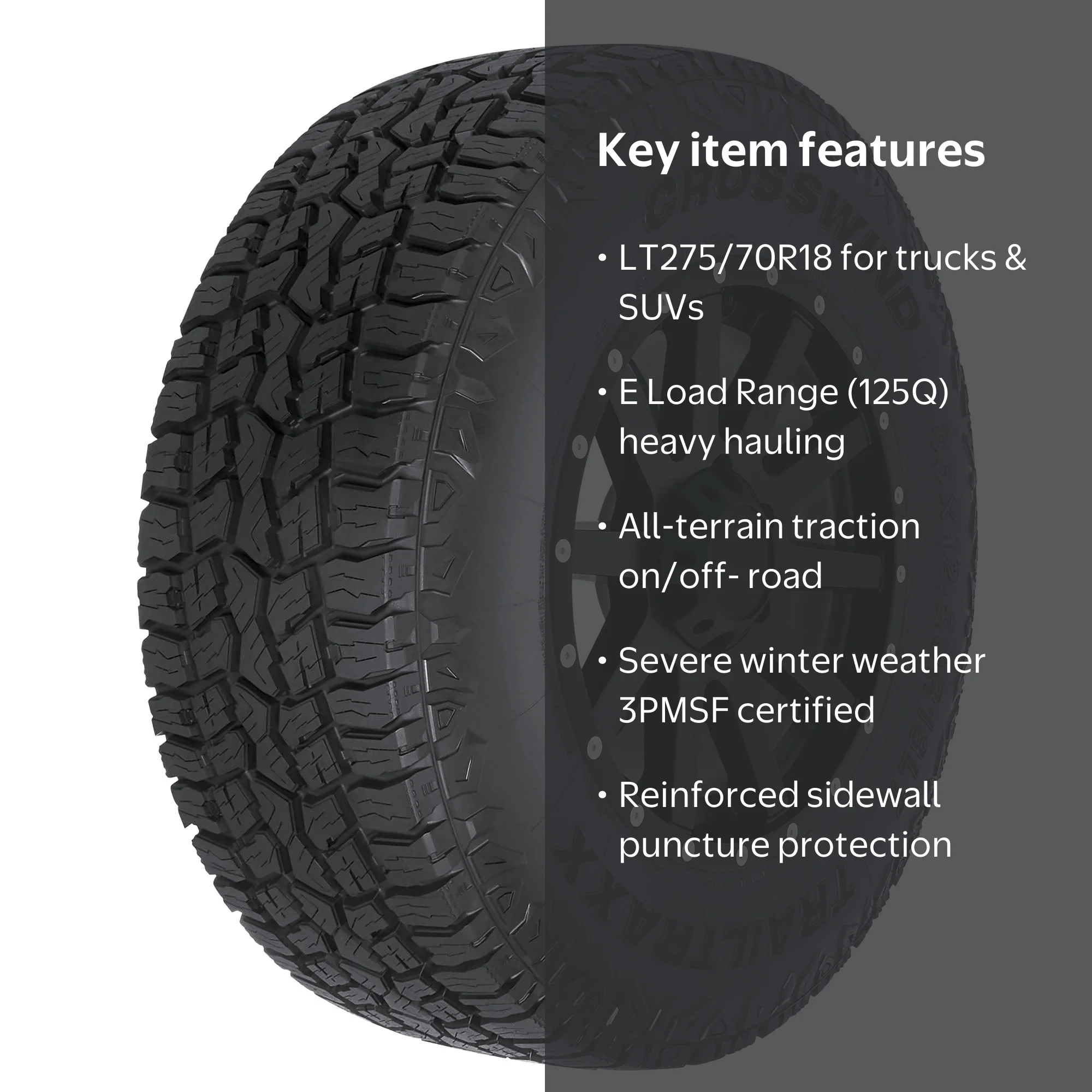 Free Shipping! Linglong Crosswind Trail Traxx All Terrain LT275