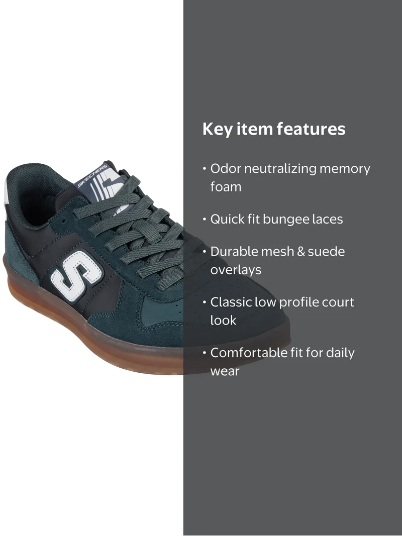 Skechers Men's New Wave Bungee Lace Cup Sneaker - Walmart.com