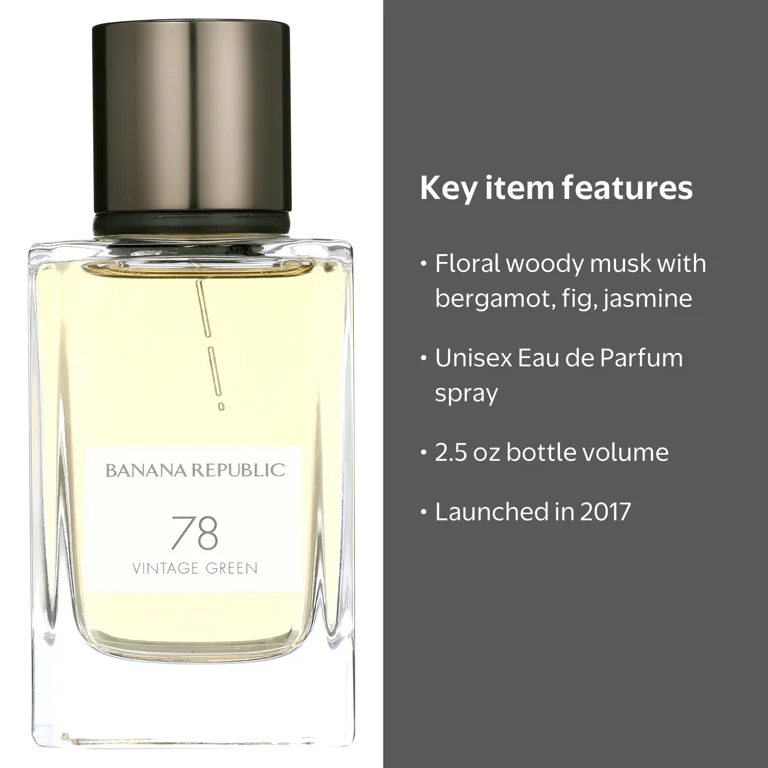 Banana Republic 78 Vintage Green Eau De Parfum Spray, Refreshing