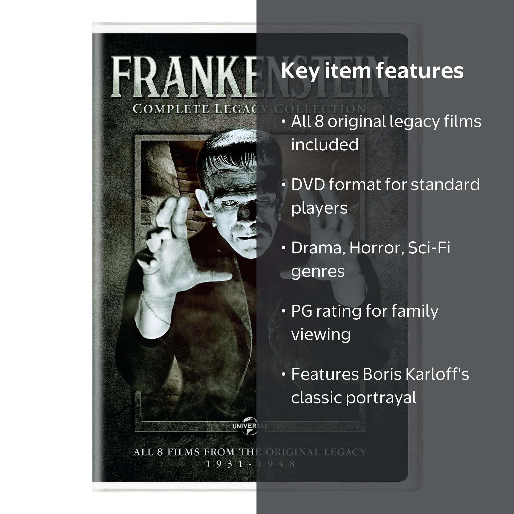 Frankenstein Complete Legacy Collection: Classic Horror Movies