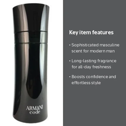 Giorgio Armani, Cologne for Men, 2.5 oz, Masculine Fragrance