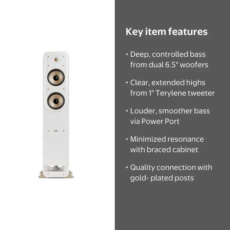 Polk Audio Signature Elite ES55 Hi-Fi Home Theater Floorstanding