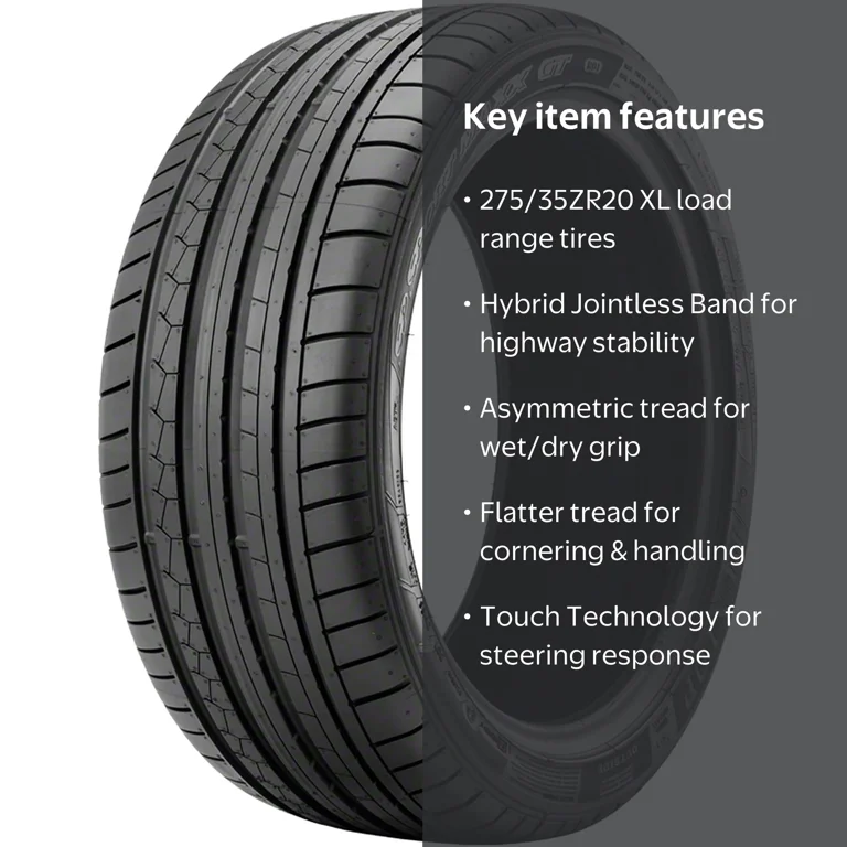 Dunlop SP Sport Maxx GT UHP 275/35ZR20 102Y XL Passenger Tire