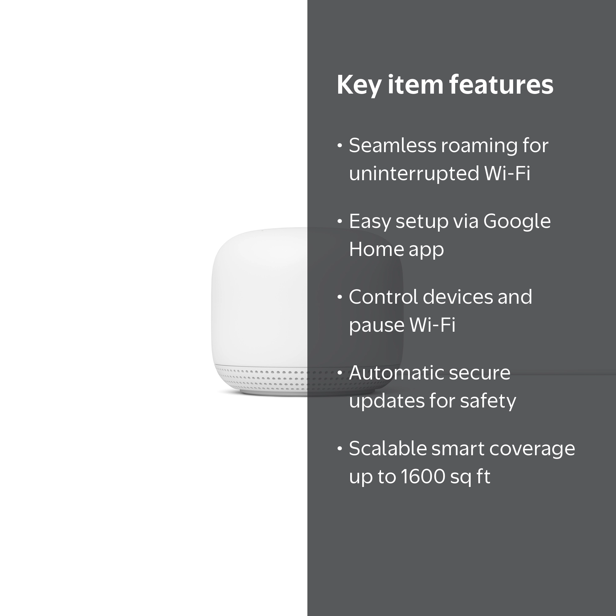 Google, Nest Wifi Router, Whole Home Wi-Fi Coverage - Walmart.com