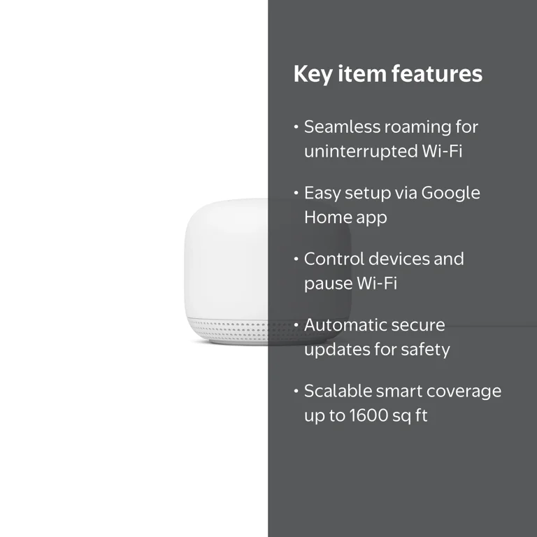 Google Nest Wifi Router: Home Internet System with New Device