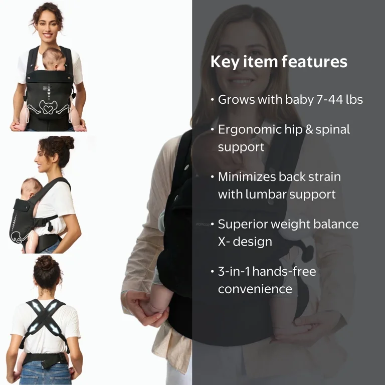 Momcozy Baby Carrier for Newborn to Toddler 7-44 lbs Ergonomic