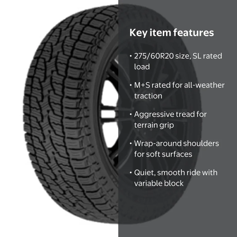 Multi-Mile Wild Country XTX AT4S 275/60R20 115T All-Terrain SUV