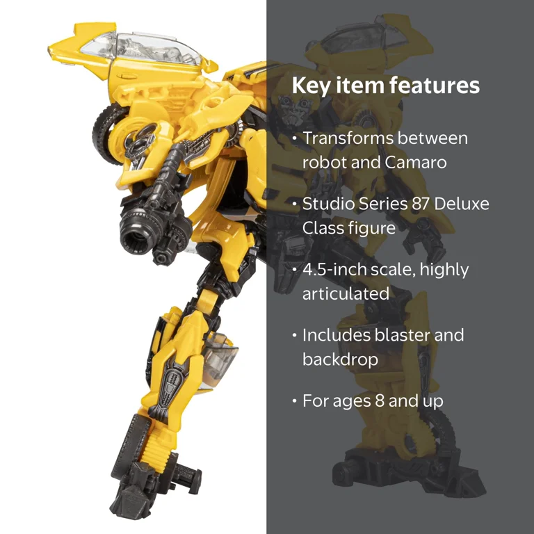 Transformers, Action Figure, Dark of the Moon Bumblebee, Deluxe