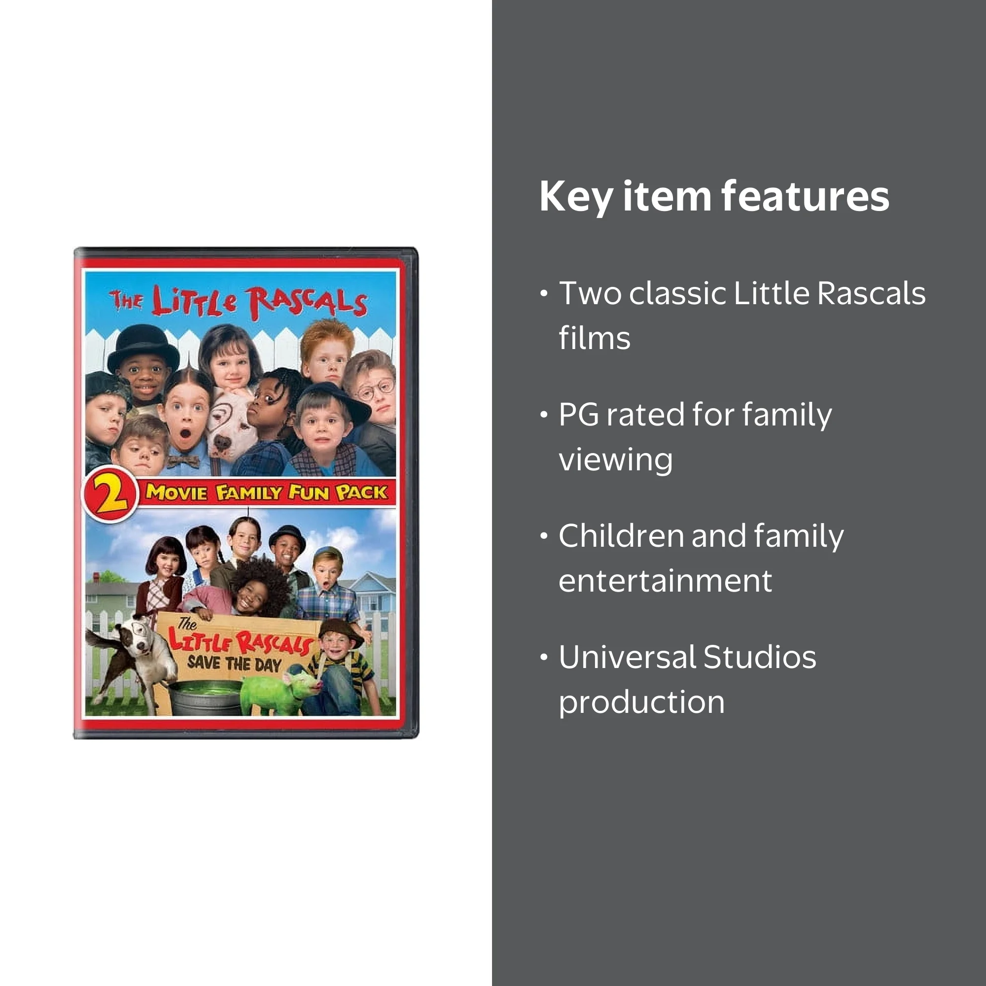 Universal Studios: The Little Rascals 2-Movie Family Fun Pack
