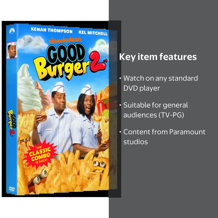 Paramount Home Video, DVD, Good Burger 2, Standard - Walmart.com