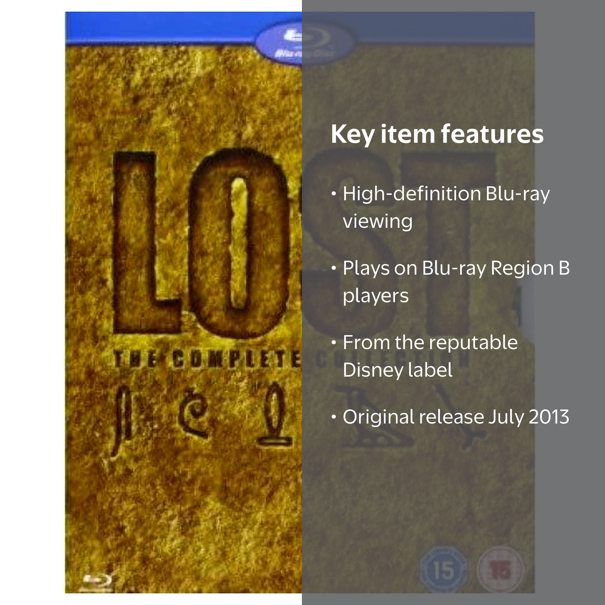 Lost: The Complete Collection Seasons 1-6 [Blu-ray] - Disney