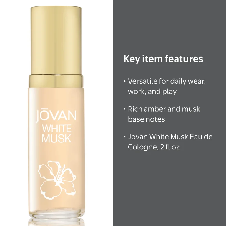 Jovan, White Musk Cologne Spray, 2 fl oz, for Women - Walmart.com