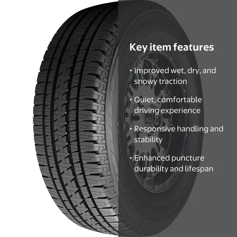 Bridgestone, 275/55R20 Tires, Dueler H/L Alenza, All Season, 65K