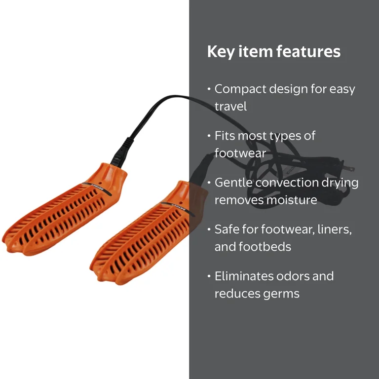 DryGuy, Travel Dry Shoe Dryer, Moisture Heat, Portable compact