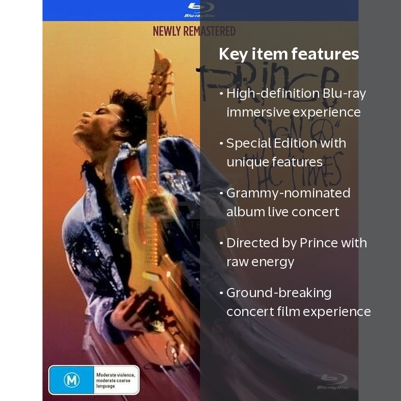 Prince: Sign o' the Times (Special Edition) (Blu-ray), Via Vision